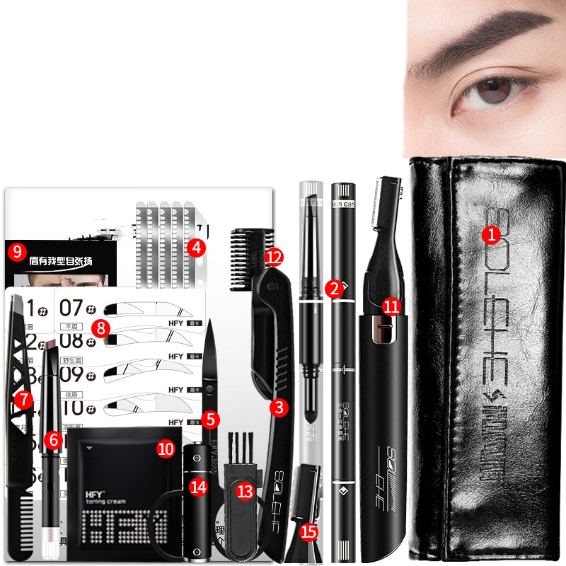 Electric Eyebrow Trimming Kit for Beginners Complete Set | Multiple Styles