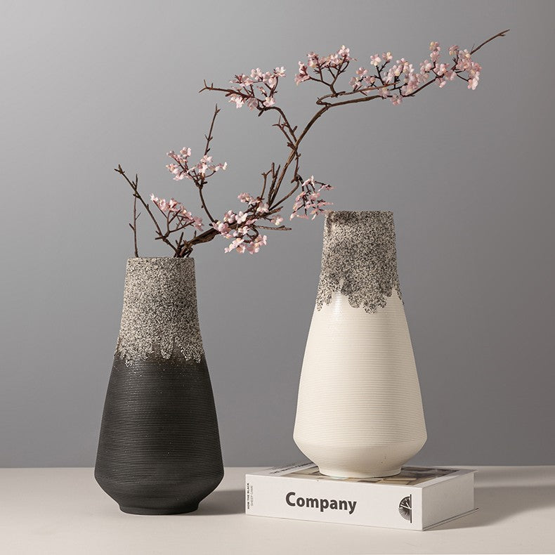 Chinese Style Ceramic Vase - Modern Home Decor Table Flower Holder