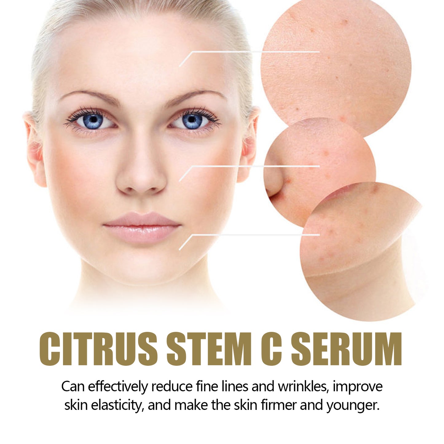 Citrus Stem C Anti-Aging Serum - 30ml Wrinkle Reducing Face Firming Essence