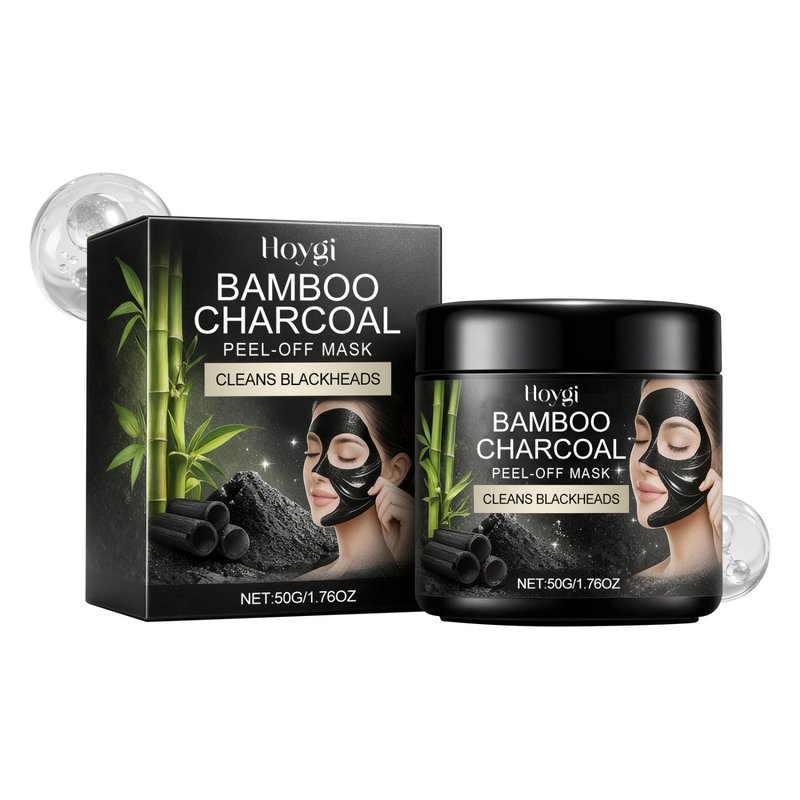 Bamboo Charcoal Tearing Mask - 50g Facial Skin Care Mask for Clear Skin