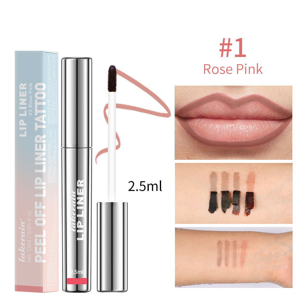 Matte Finish Lip Liner Stain - Long-Lasting Waterproof Lip Color