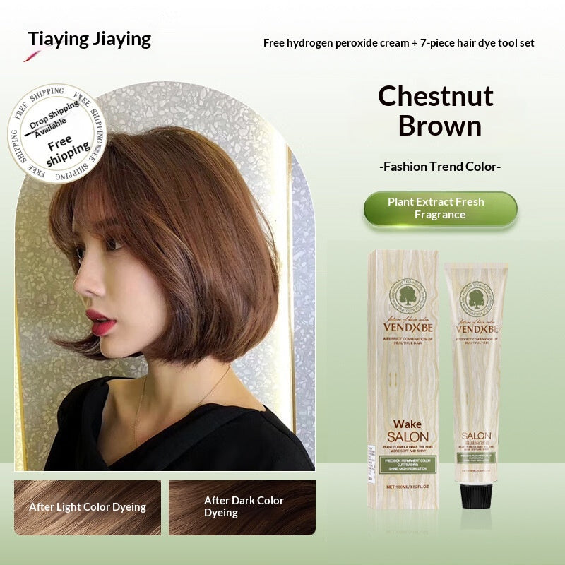 Plant-Based Hair Dye Cream - Gray Coverage