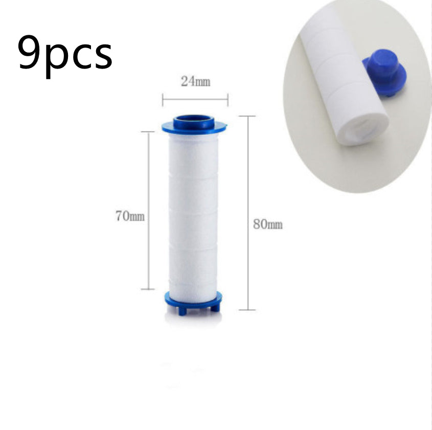 High Pressure Turbo Shower Head with Water Saving Feature & 360° Fan Extension
