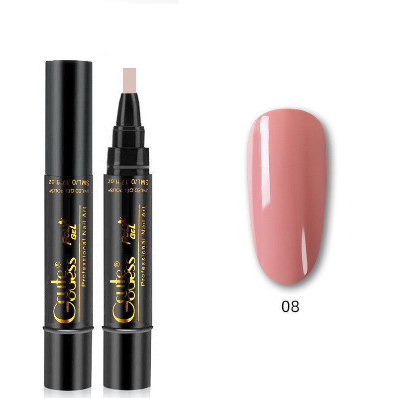 3-in-1 Magnetic Nail Art Pen - Quick-Dry Gel for French & Water Ripple Effects