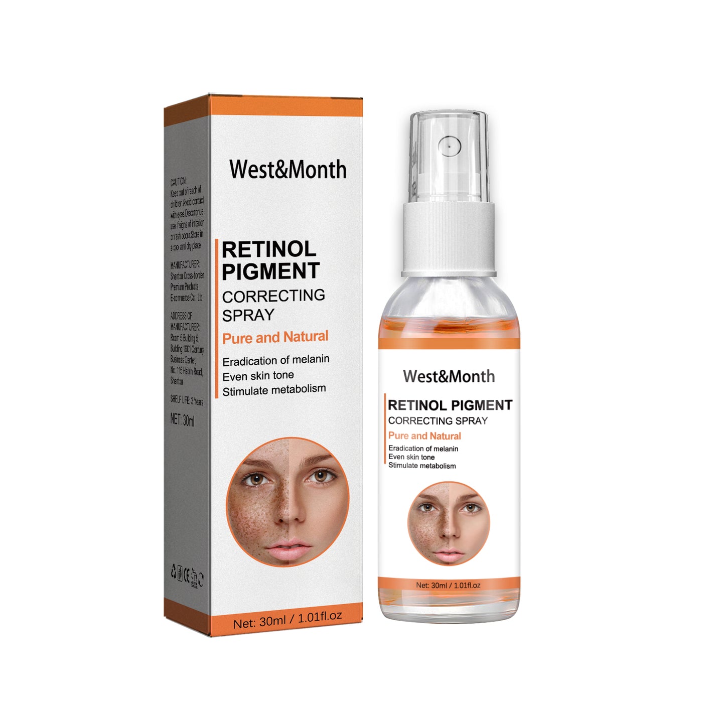 Retinol Pigment Correcting Spray - Skin Brightening & Dark Spot Treatment