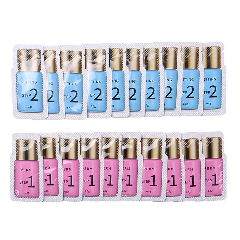 10 Pairs Eyelash Lift Perming Lotion Set - Professional Lash Lift Kit