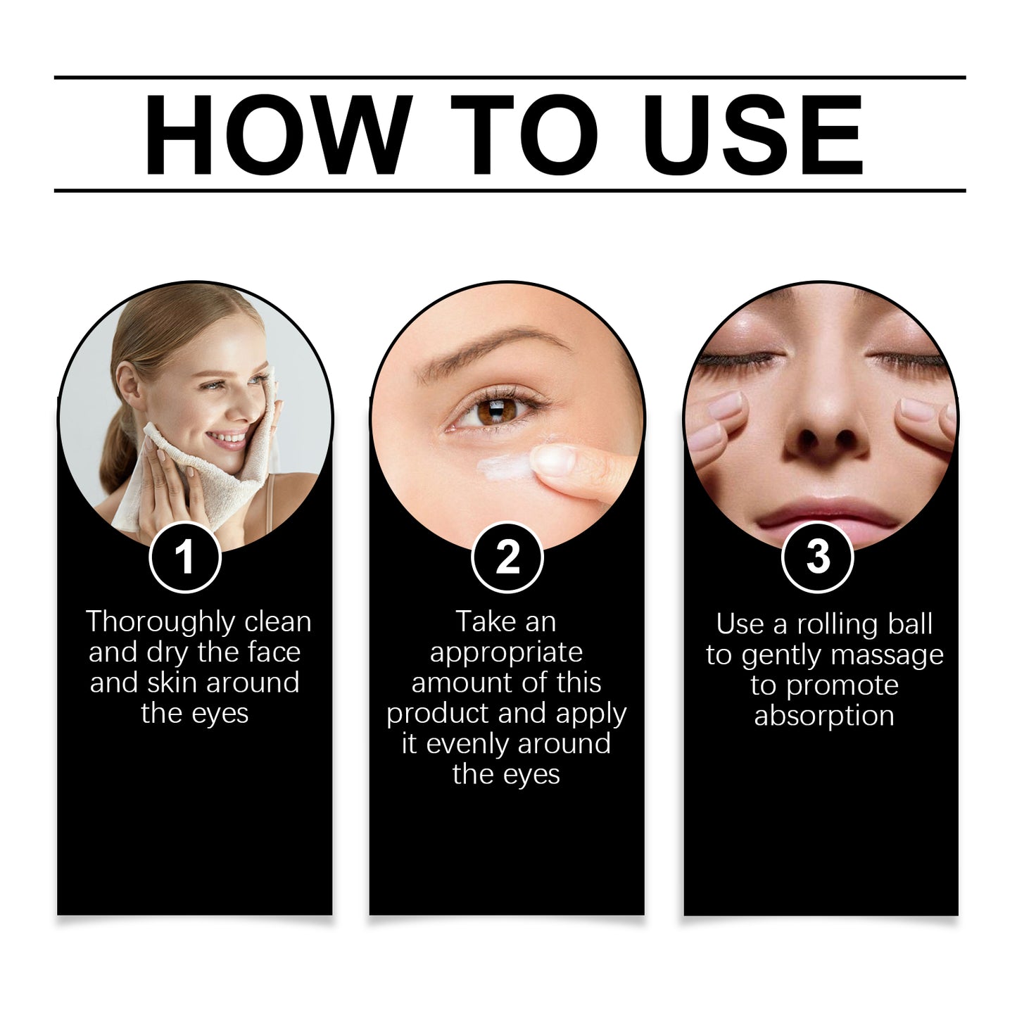 Retinol Eye Cream with Hyaluronic Acid for Fine Lines and Hydration