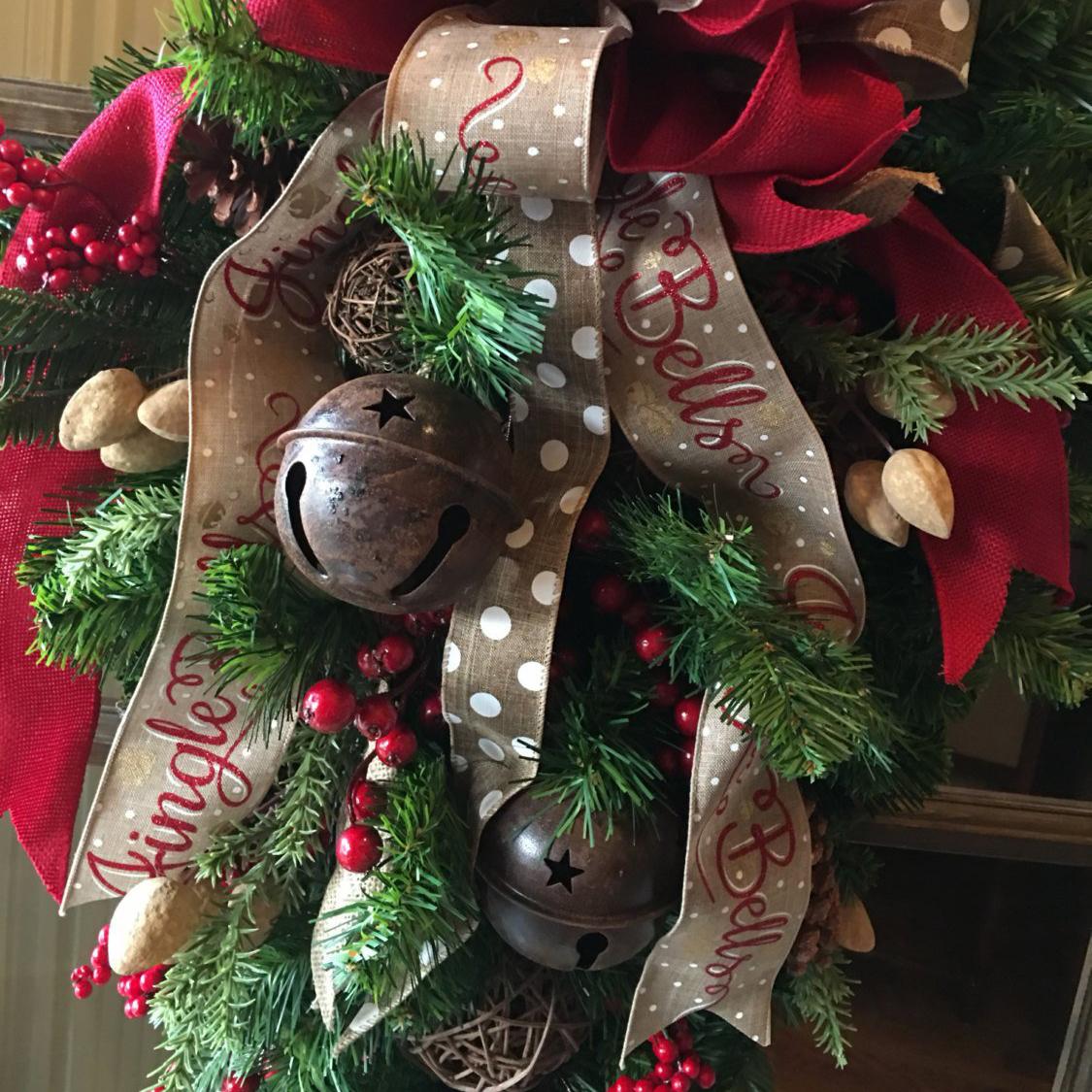 1PC Christmas Door Hanging Decoration - Holiday Accessory