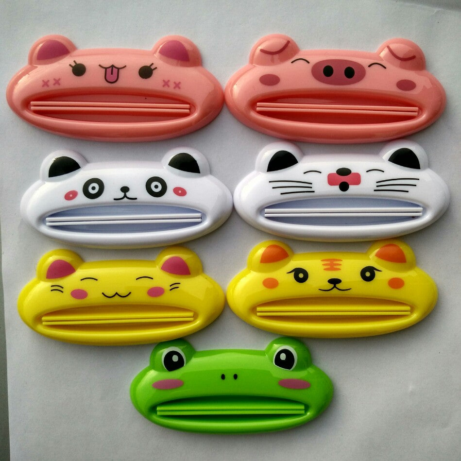Animal Toothpaste Squeezer Dispenser for Bathroom, Pack of 10