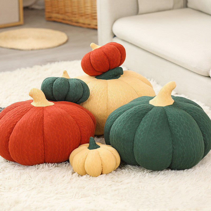 Round Plush Pillow with Silk Appearance - Home Decor Cushion