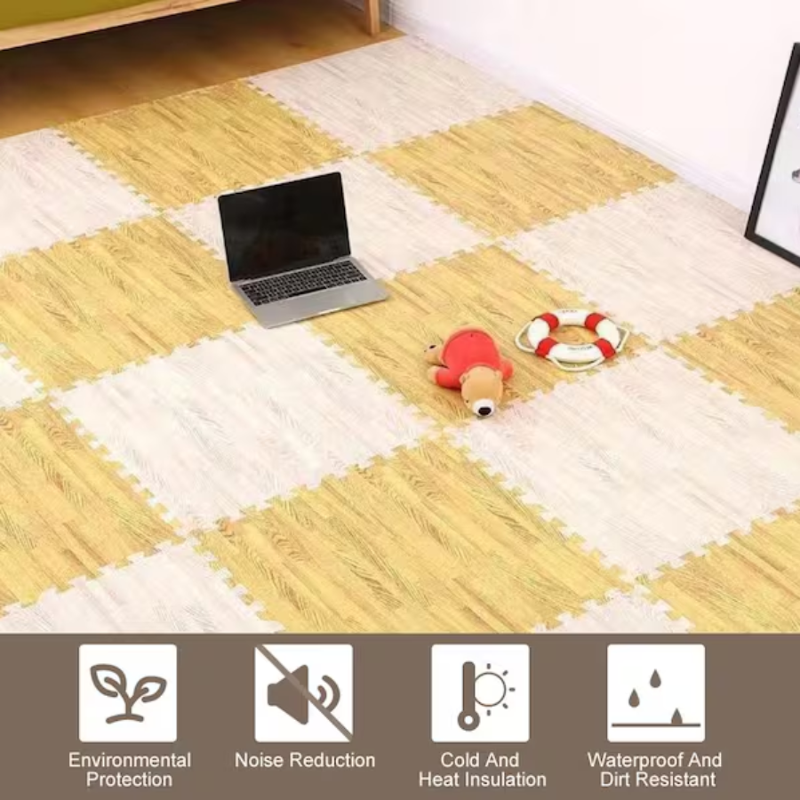 Puzzle Mat Set - 8 Pack for Home Office Storage