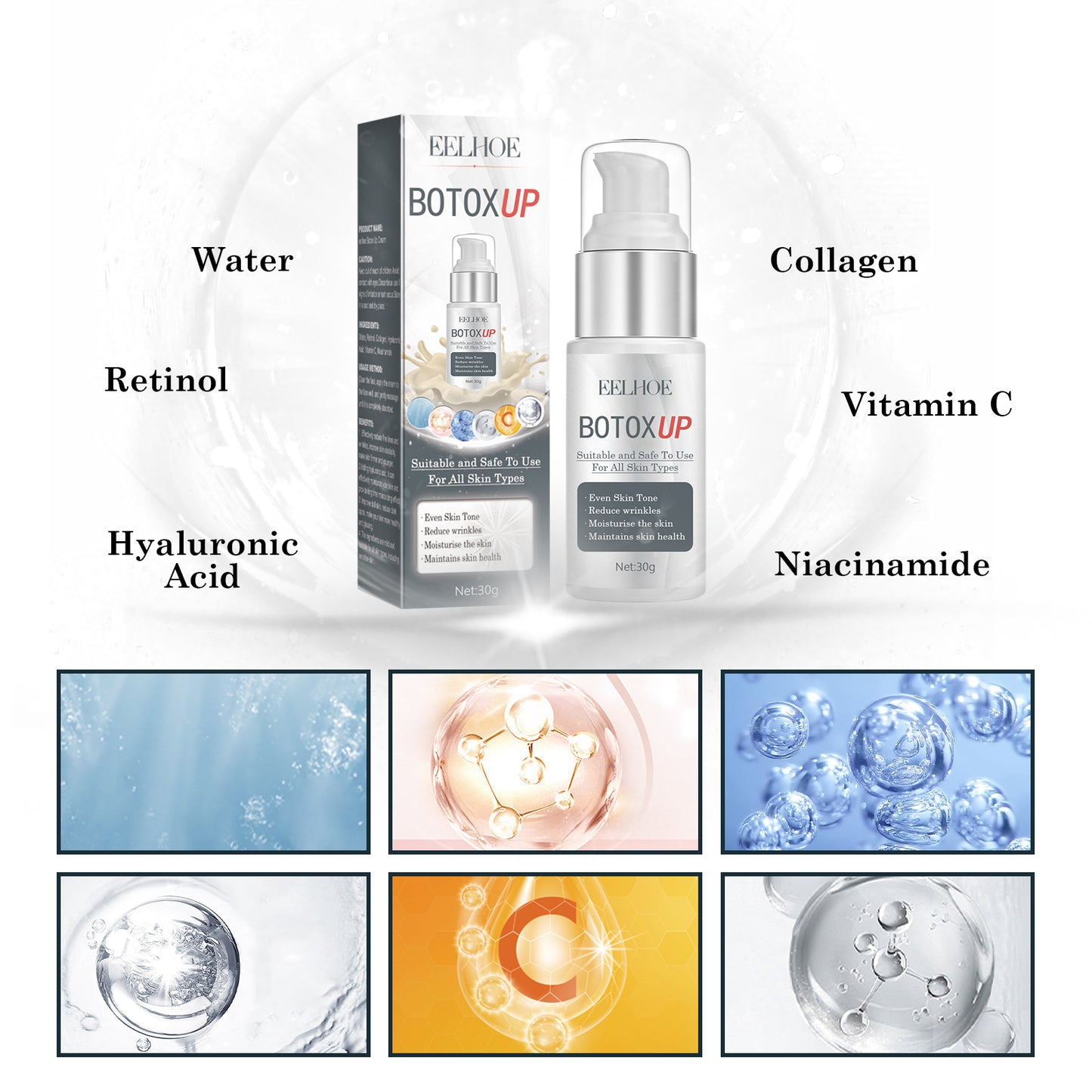 Firming and Repairing Facial Cream - Anti-Aging Skin Care