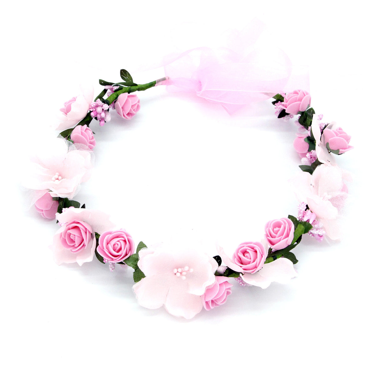 Handmade Flower Garland Headdress Hair Wreath