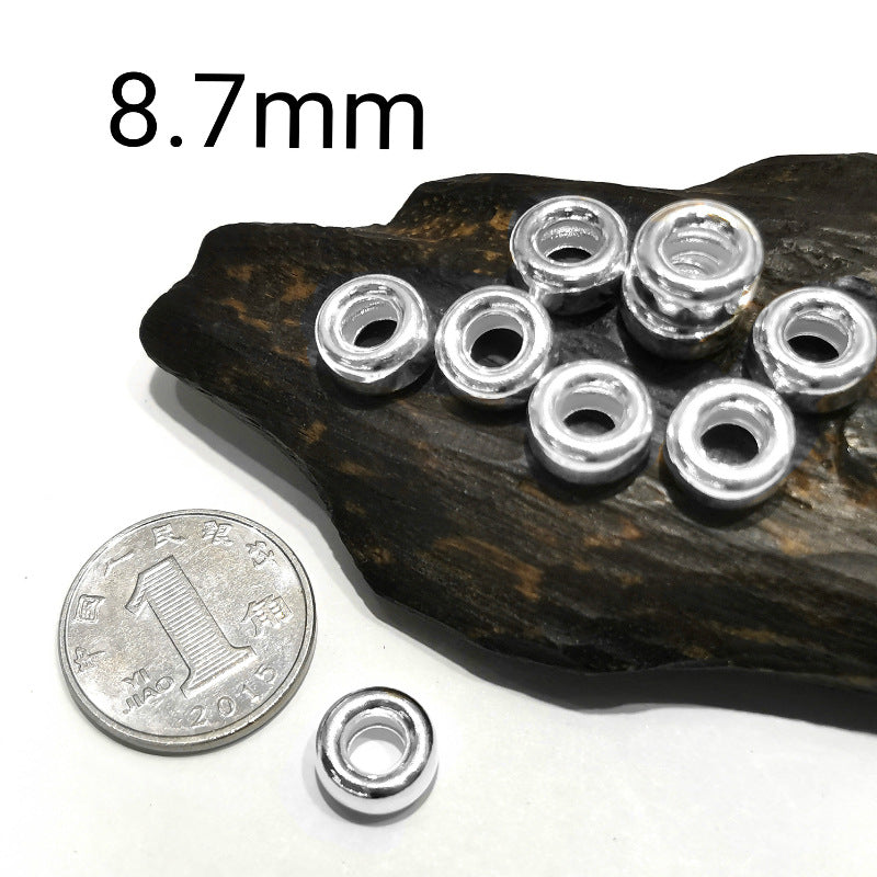 925 Sterling Silver Spacer Beads for Jewelry Making - Water Bubble Style, Multiple Sizes