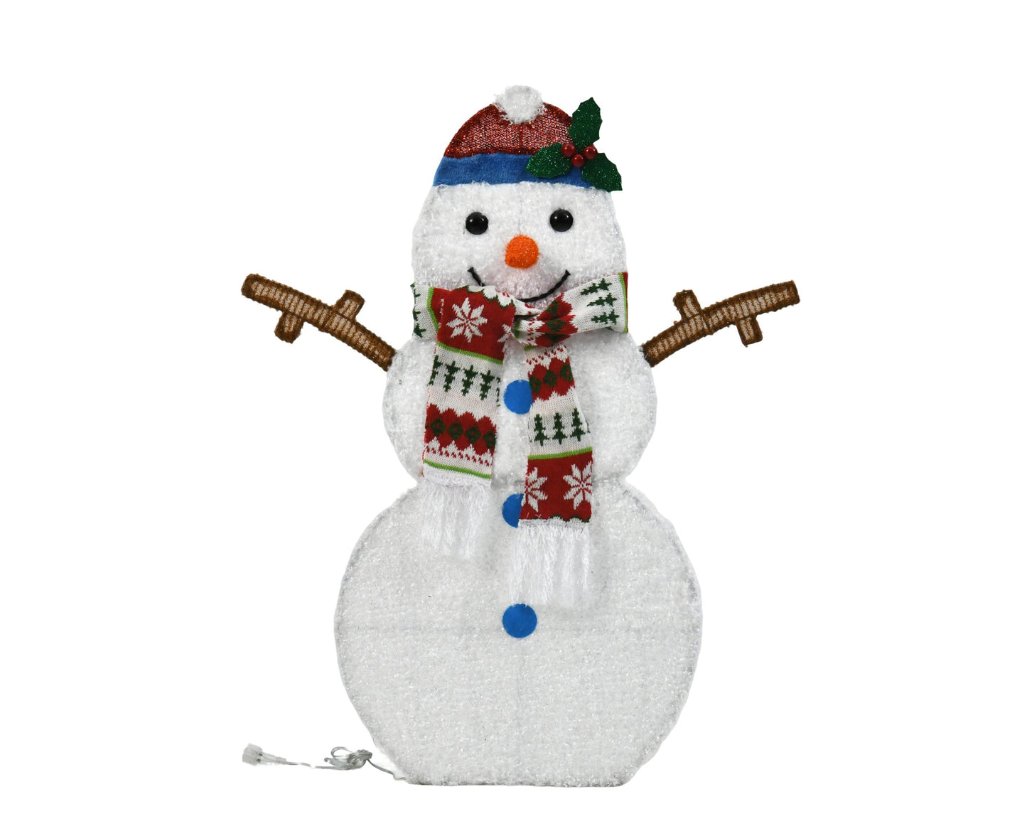 Cute Snowman Decorative String Lights - Warm White LED