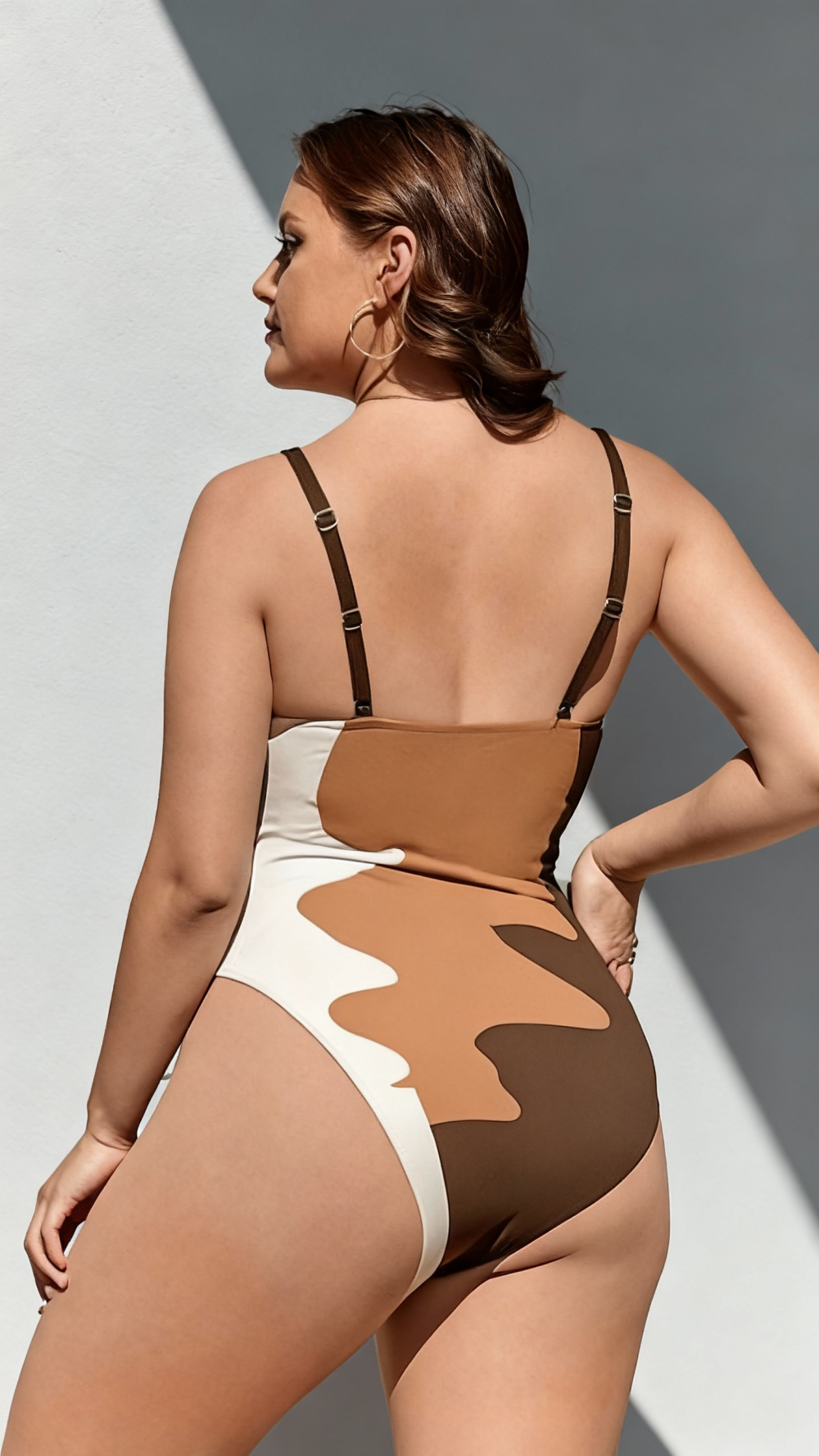Women's Casual One-Piece Swimsuit - Multiple Sizes Available
