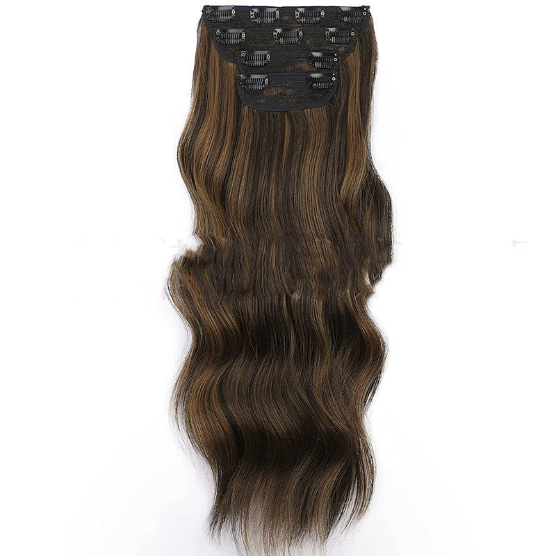 Synthetic Wig for Women 20 Inch High Temperature Fiber Hairpiece with Multiple Colors