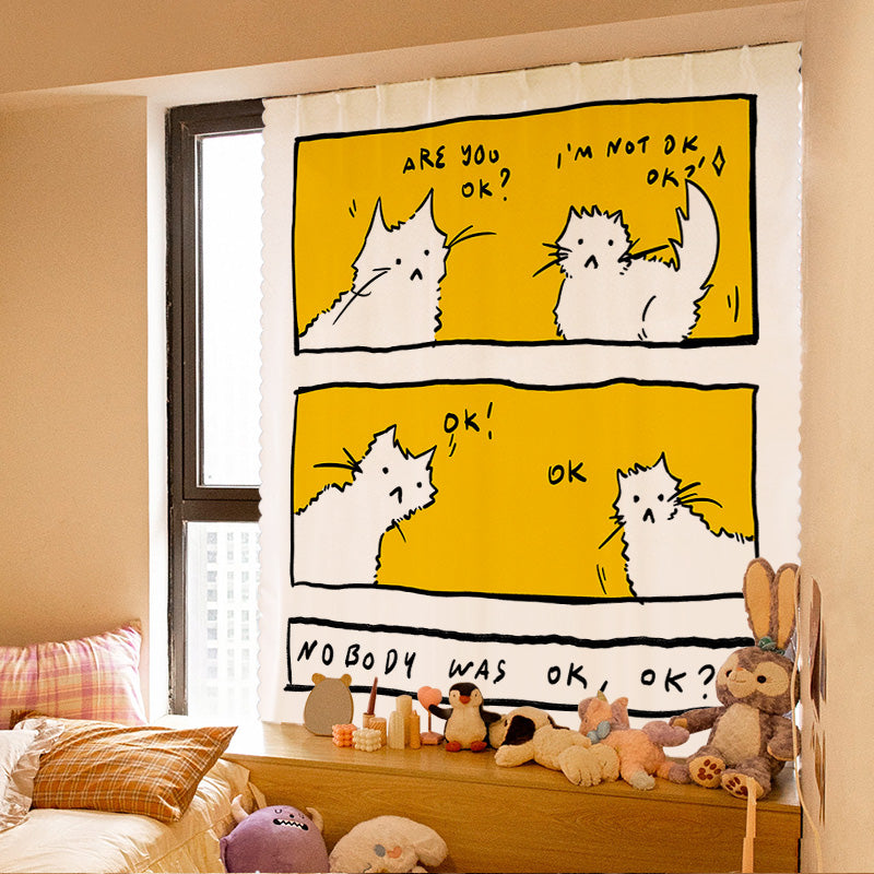 Self-Adhesive Sunshade Curtain for Bedroom, All Sizes & Colors