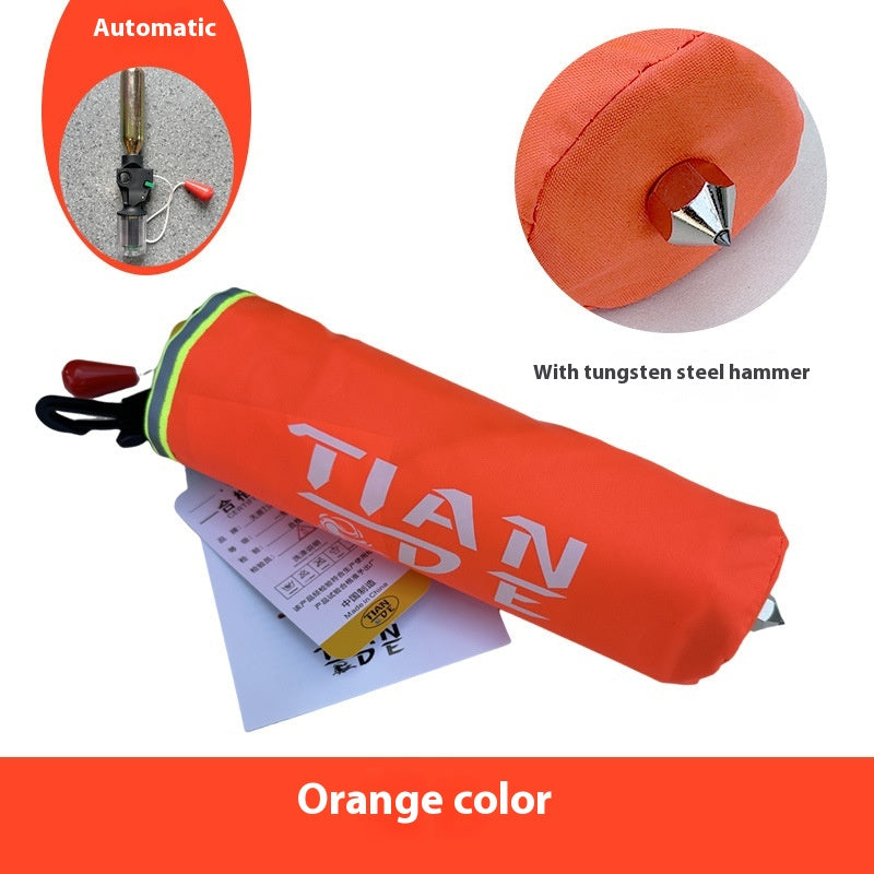 Portable Inflatable Emergency Life Buoy with Automatic Activation
