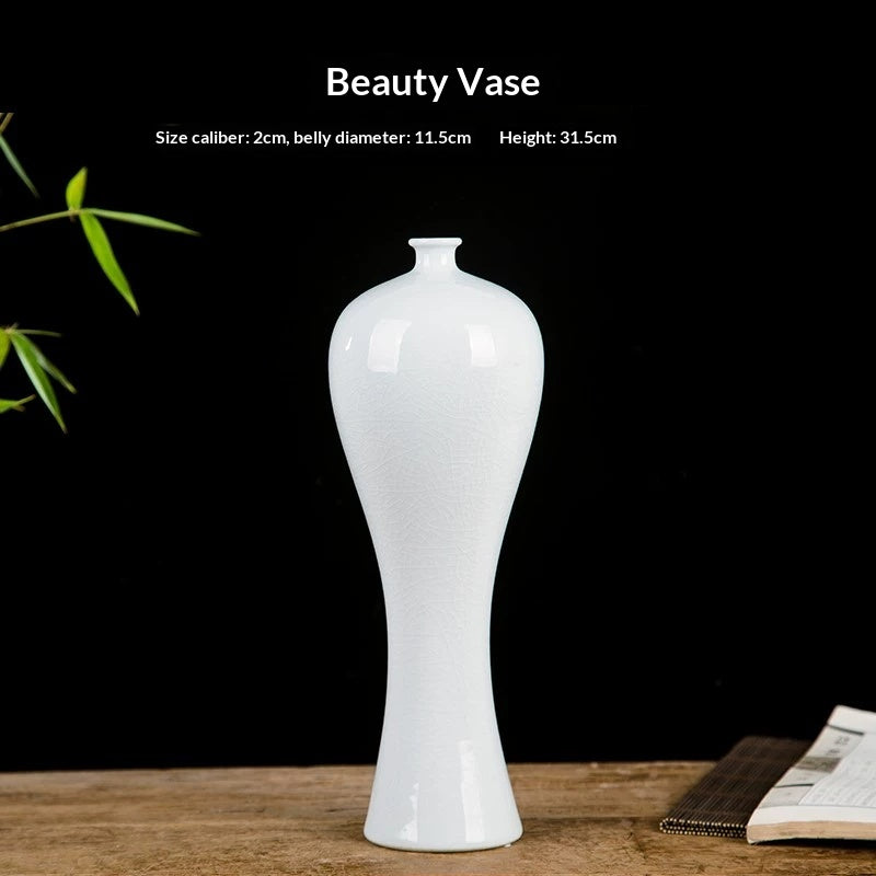Ceramic Flower Vase Home Decor Gift Pink Blue Green White