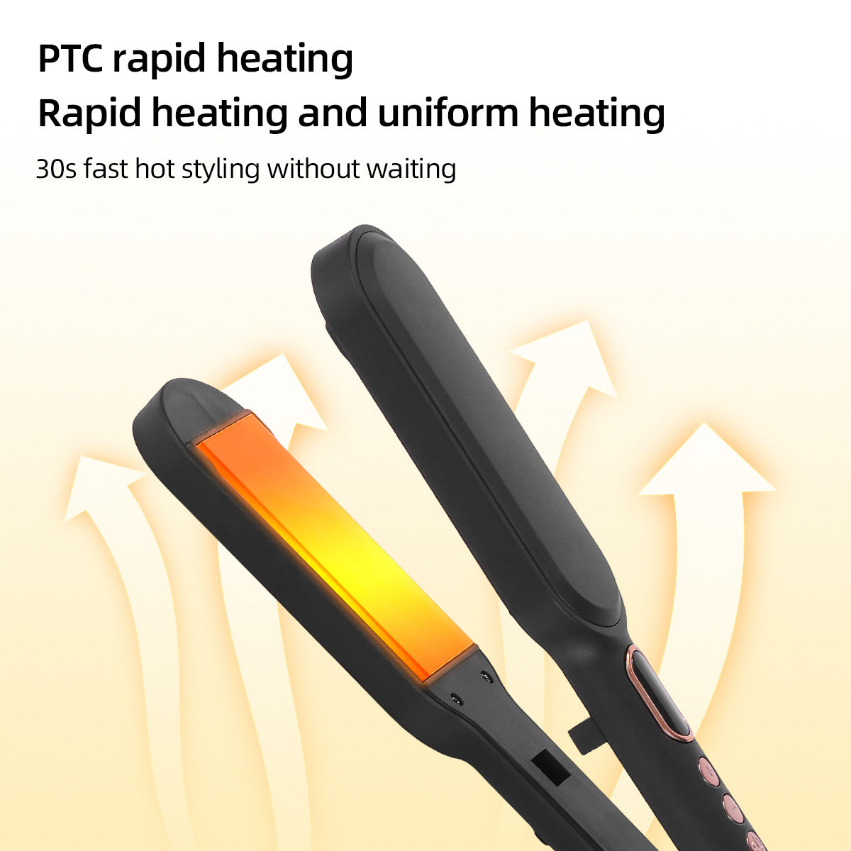 Multi-Setting Ceramic Hair Straightener with Temperature Control