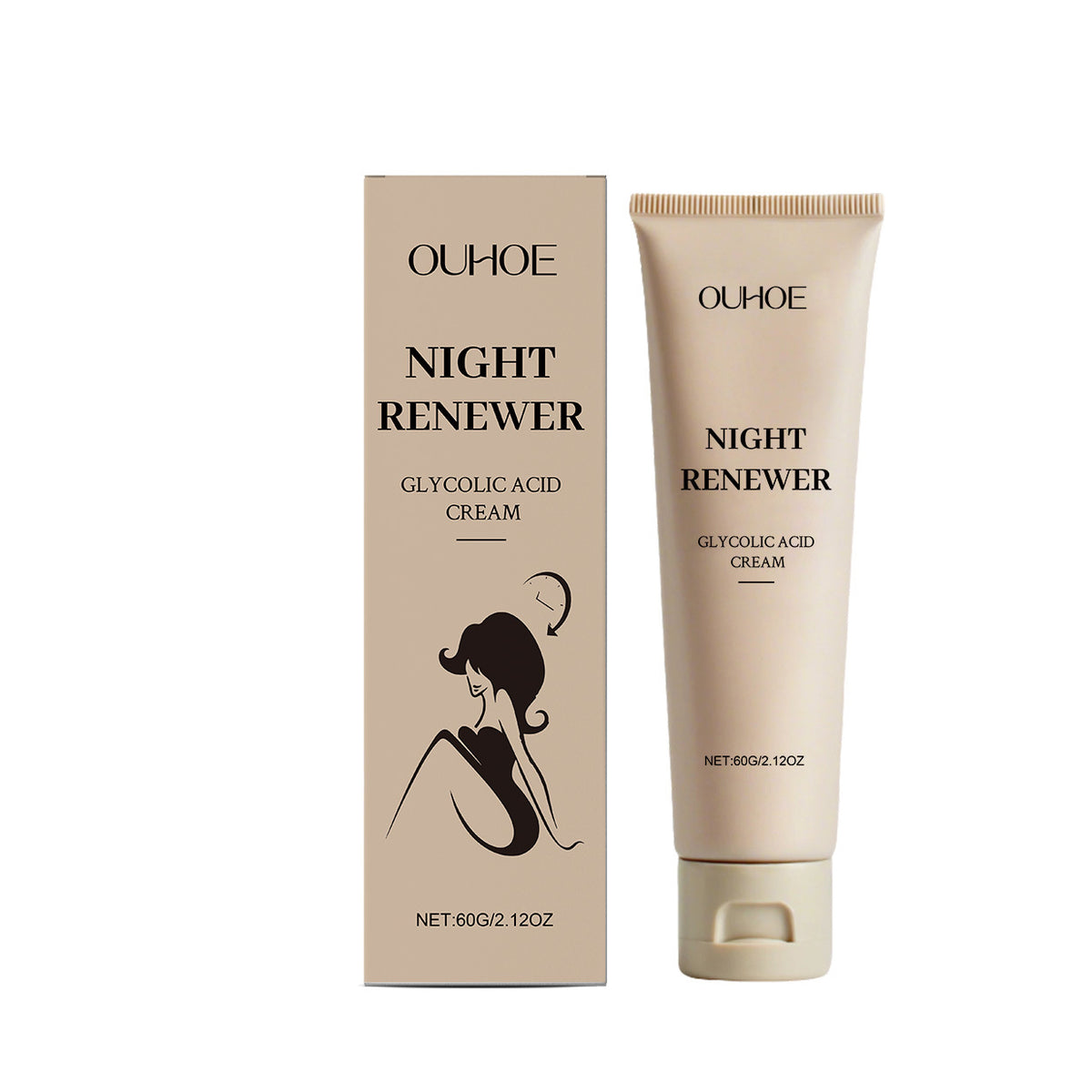 Sleep-Soothing Face Cream with Glycolic Acid - 60g Relaxing Skin Care