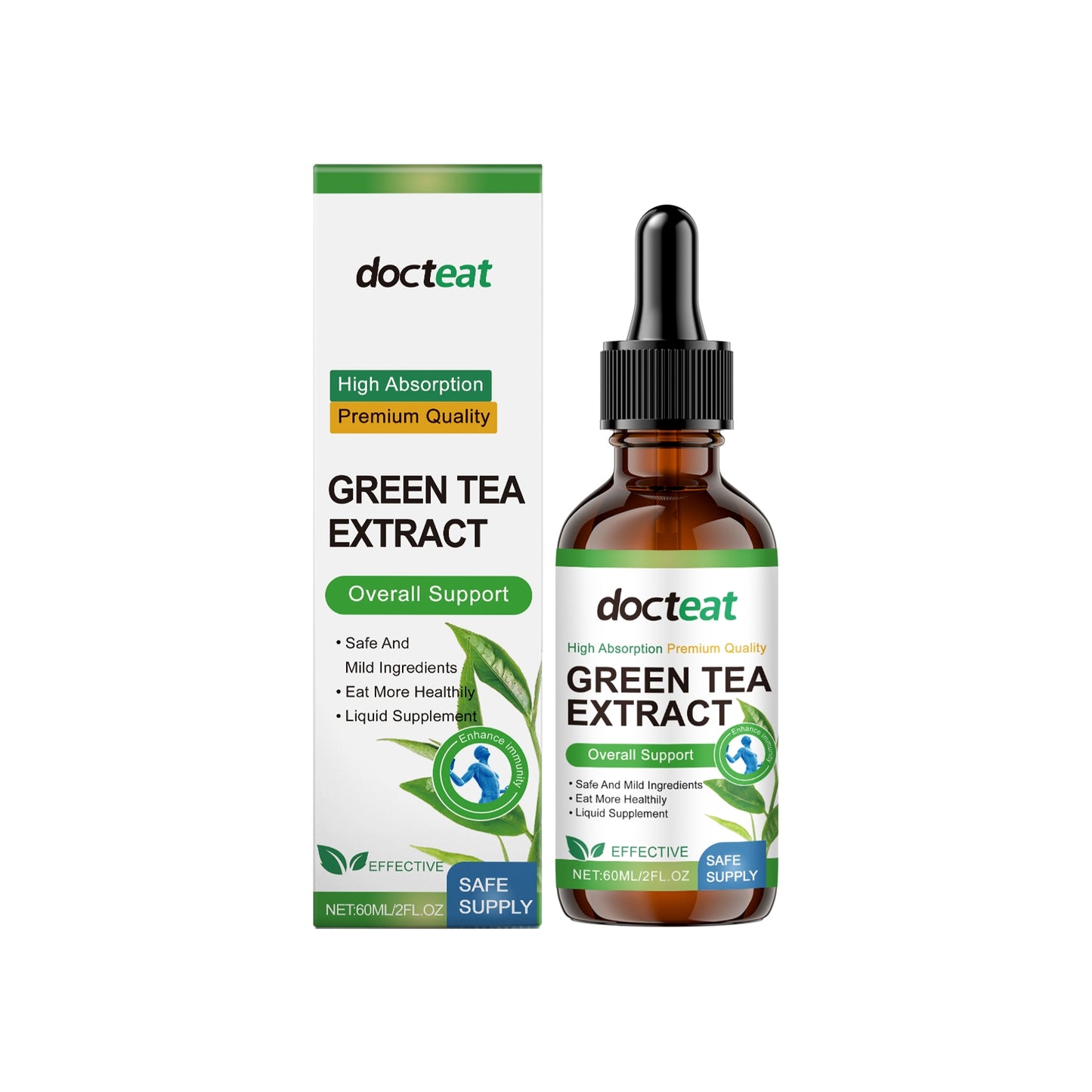 Liquid Supplement with Herbal Extracts - Uric Acid & Kidney Support - 3.4cm