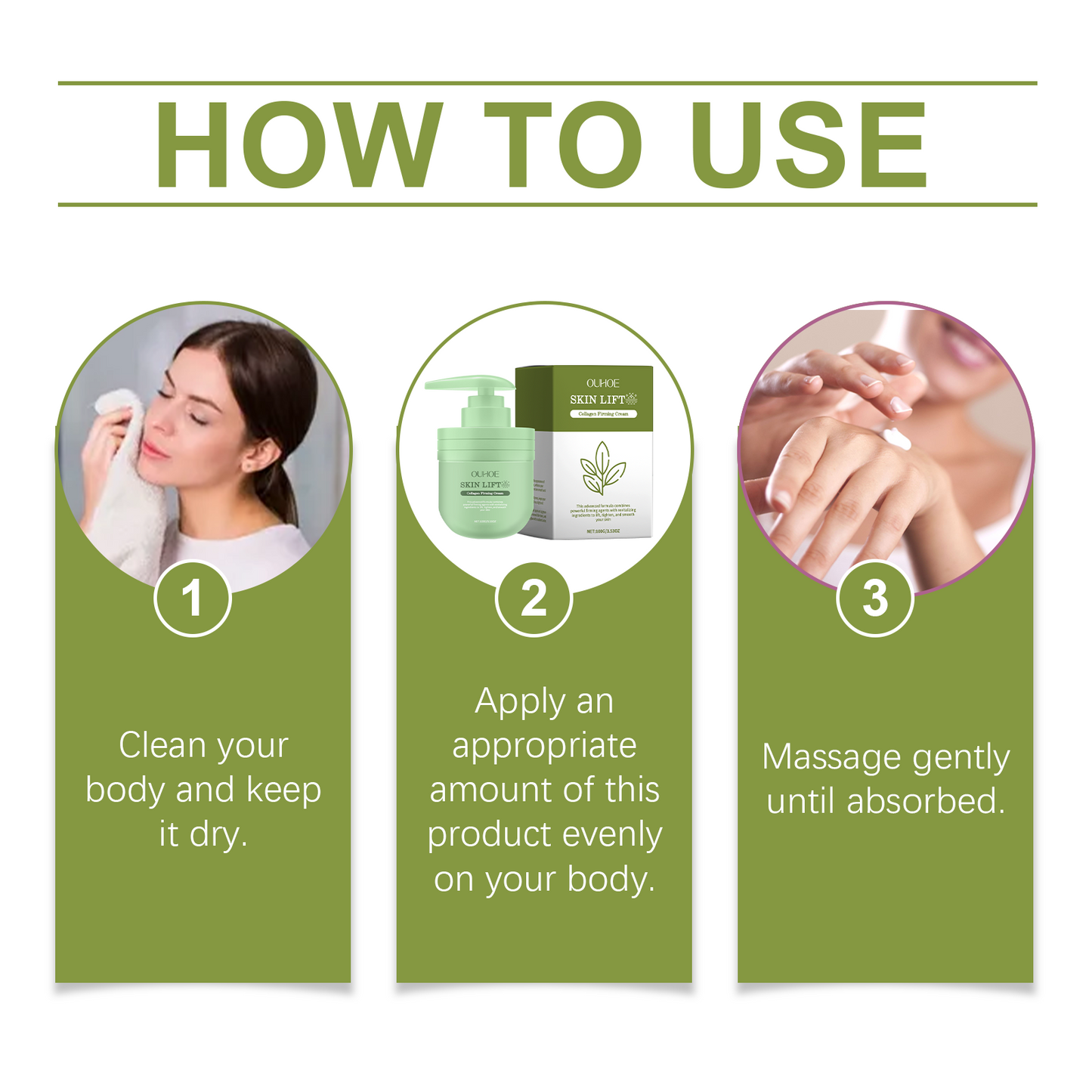 Collagen Firming Body Cream - Moisturizing Anti-Aging Skin Care