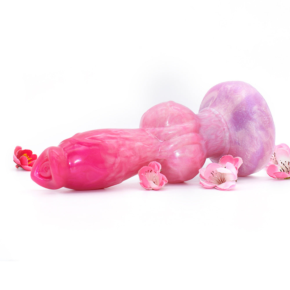 Dual Use Anal and Vaginal Masturbator - Silicone Adult Wellness Toy