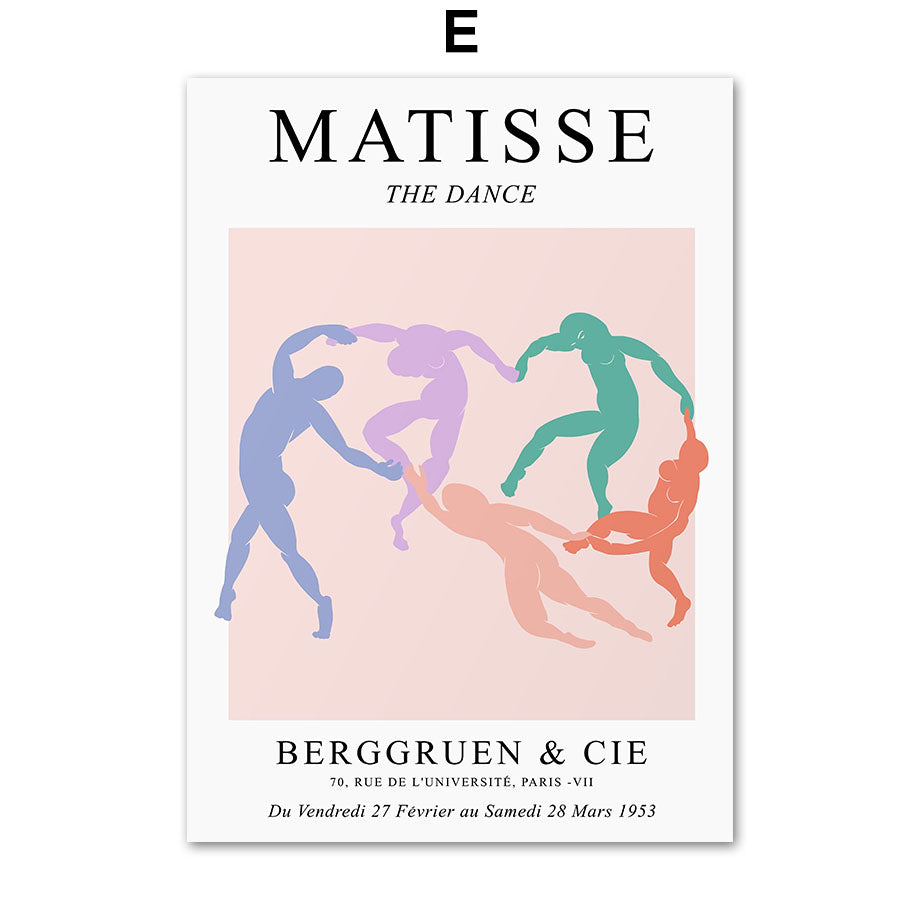 Matisse Decorative Canvas Wall Art - Gallery Style for Living Room