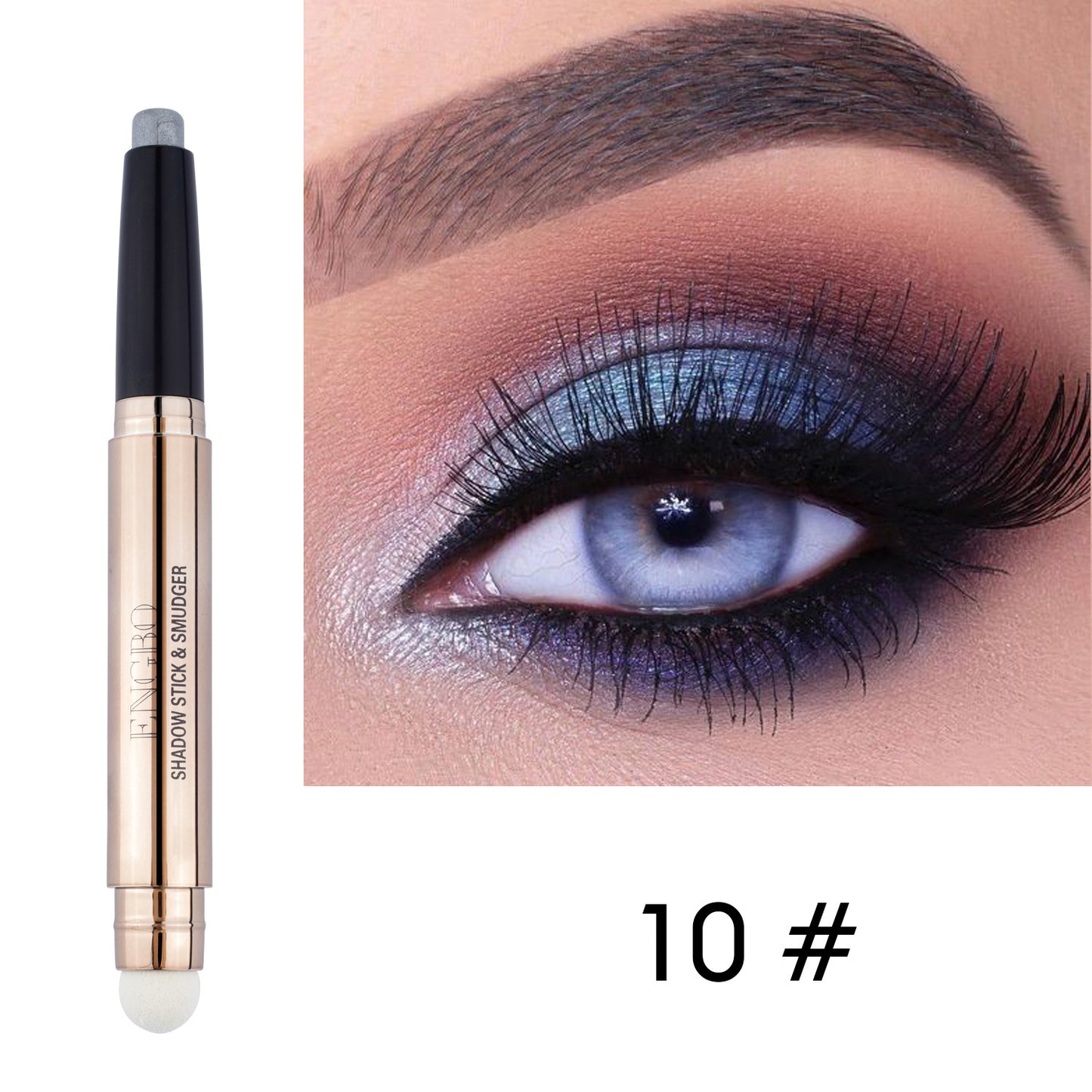 Monochrome Eye Shadow Pen Set - Double Headed Makeup Tool for Eyes