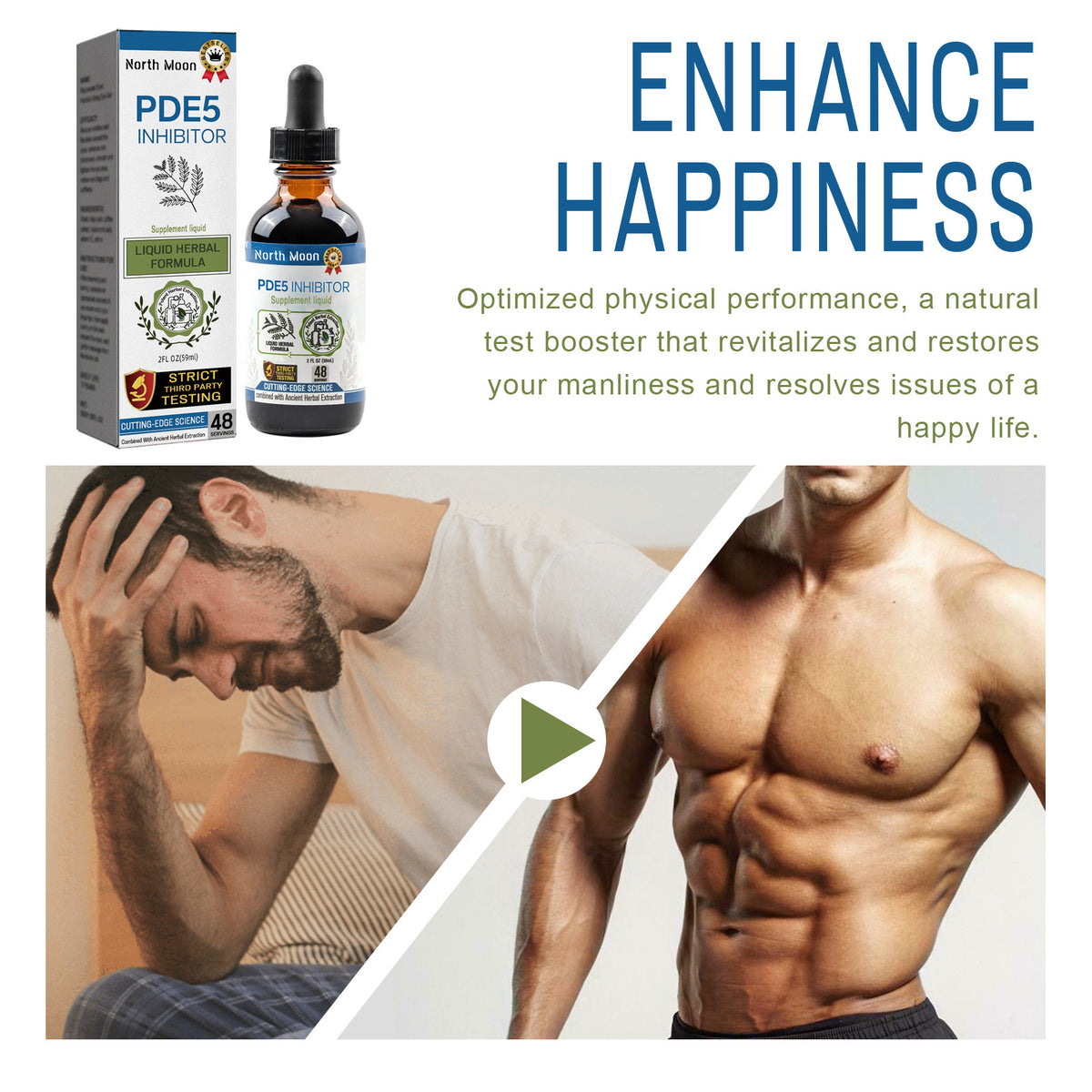 Men's Body Care Treatment Oil