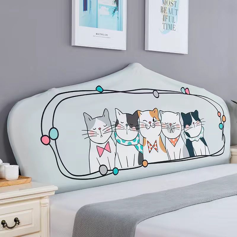 Elastic Bedside Cover Special-Shaped European Style Universal Bed Head Protector