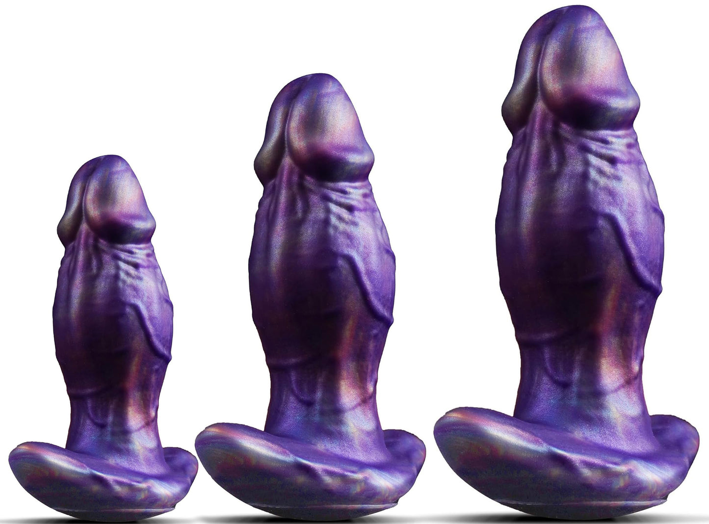 Liquid Silicone Adult Masturbation Toy for Women - Wellness Device in Purple