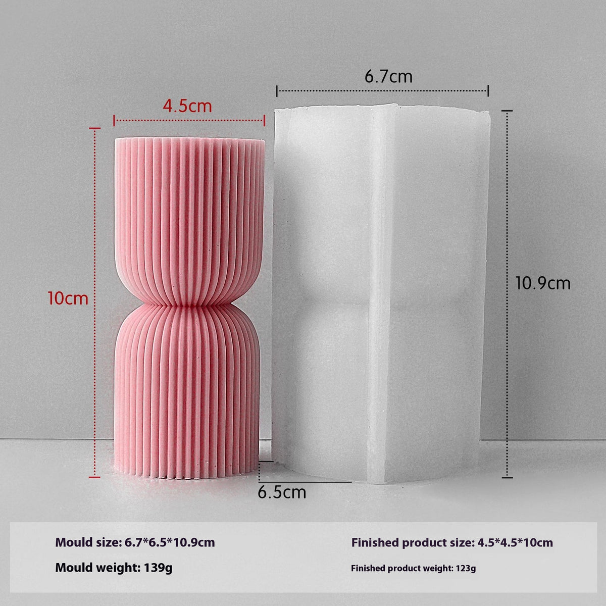Silicone Mold for Aromatherapy Candles & Crafting - Multiple Shapes & Sizes