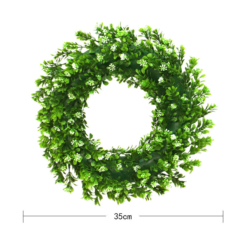 Green Plastic Door Hanging Decor - Festive Home & Garden Ornament