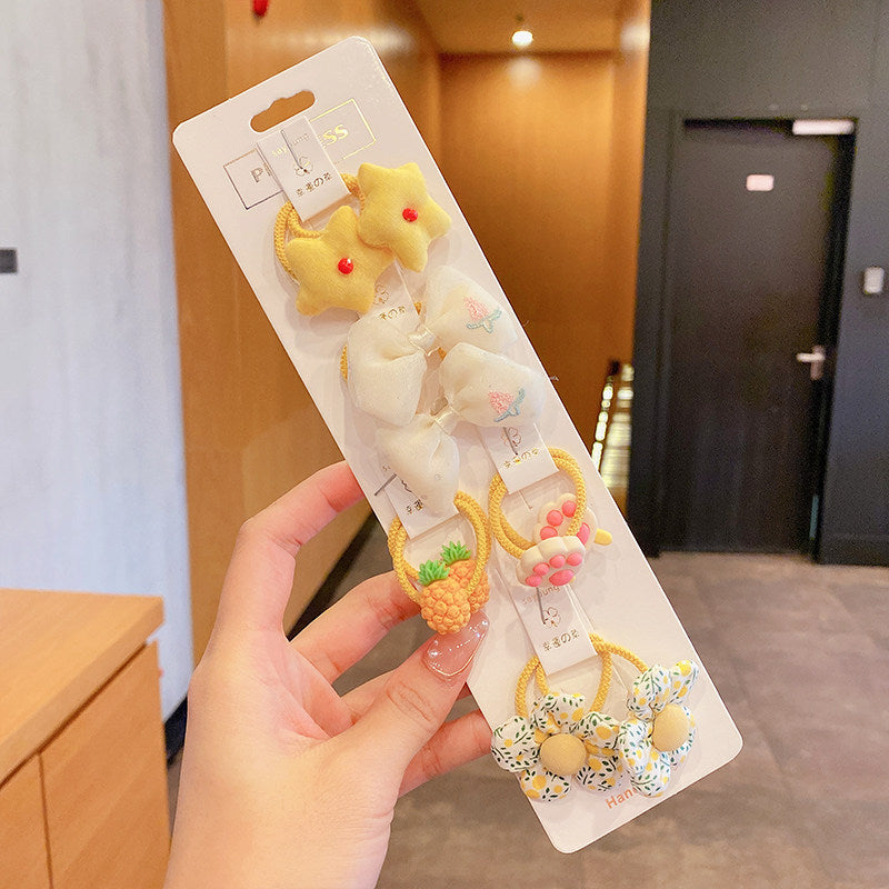 Children's Hair Accessories Head Flower Princess Hairpin Set for Girls