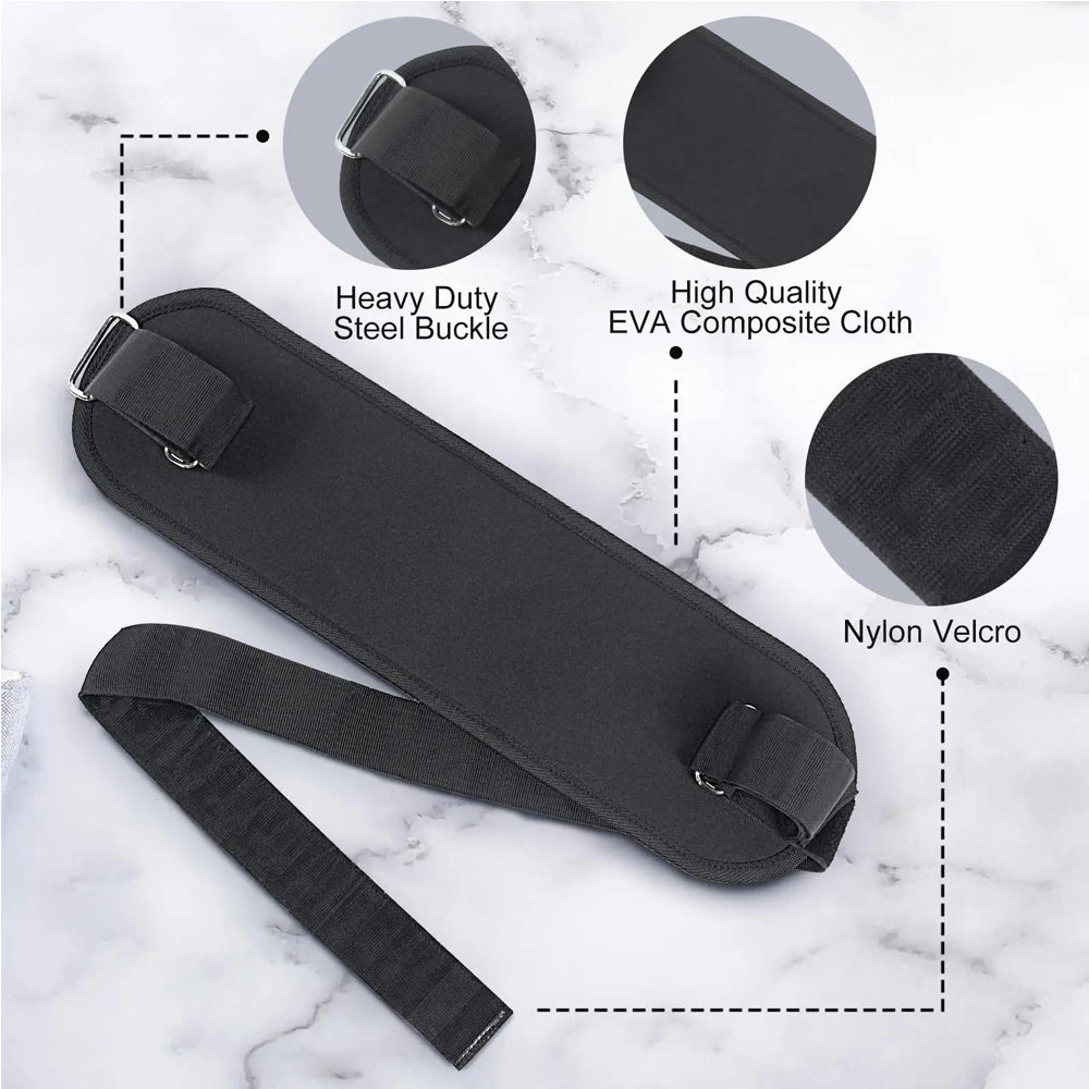 Hip Thrust Belt for Dumbbells - Anti-Slip Waist Strap for Glute Workouts
