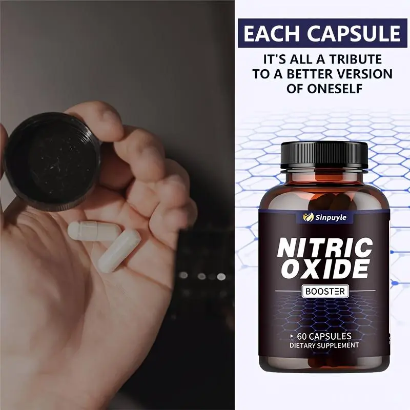 Nitric Oxide Endurance Boost Capsules - Pre-Workout Athletic Supplement