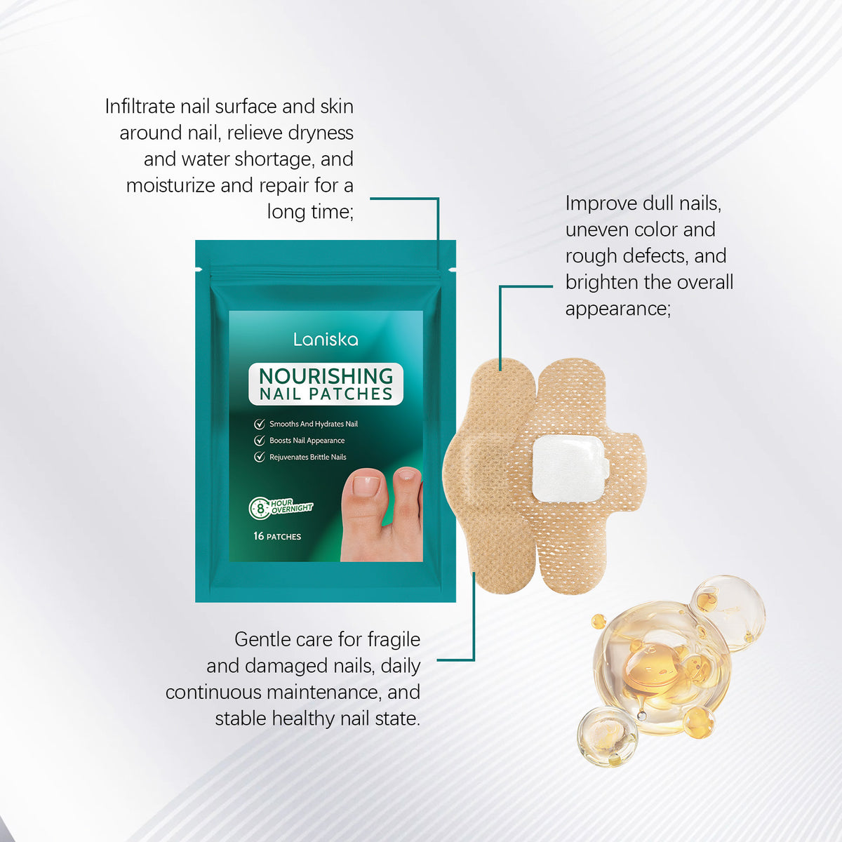 Nail Care Patches - 16 Pack