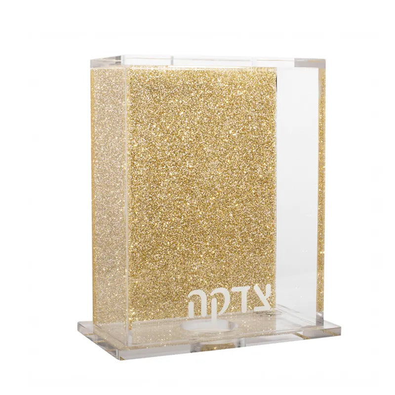 Organic Acrylic Voting Storage Box with Lockable Lid - Home Organization