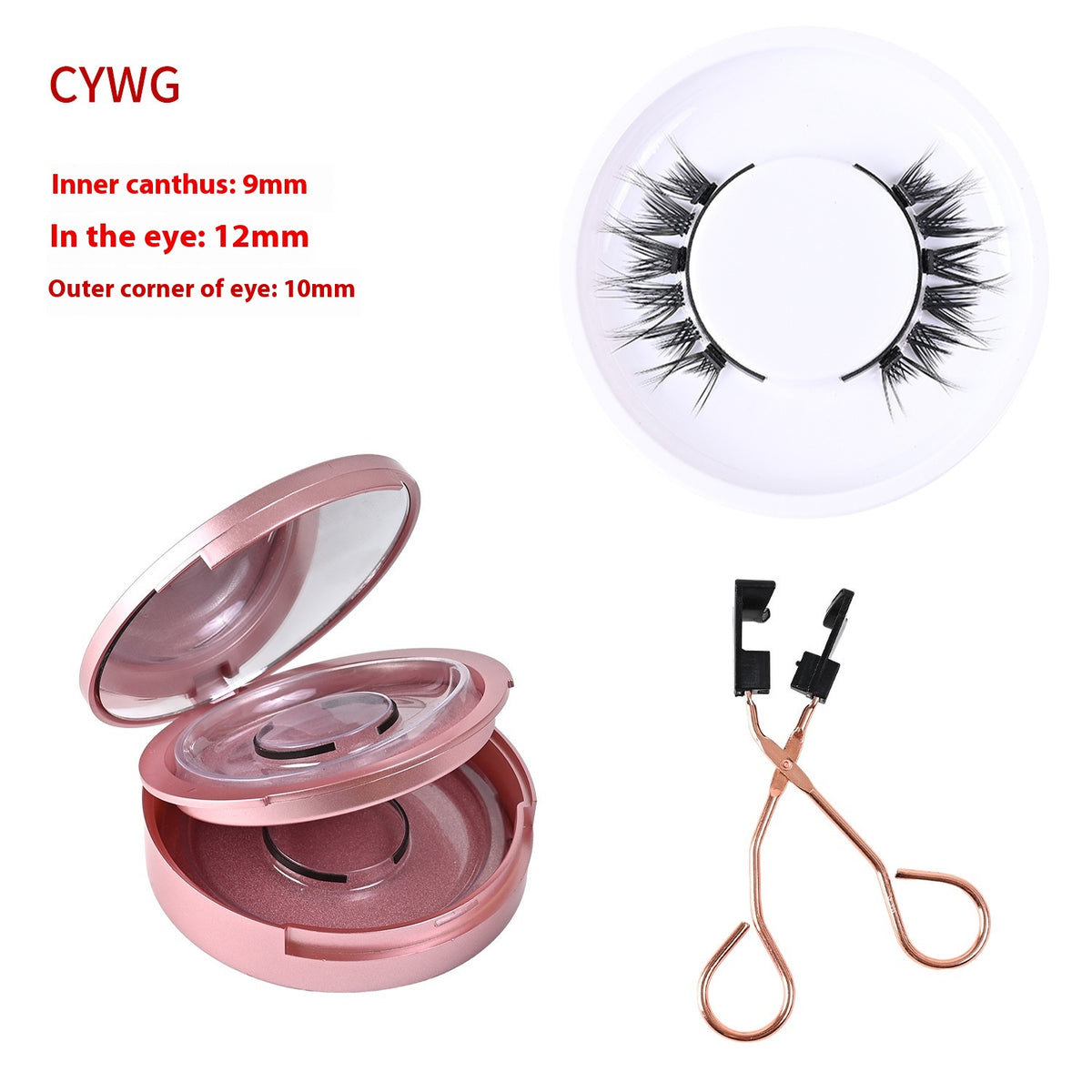 Magnetic Glue-Free False Eyelashes - Natural Look, Long-Lasting, Collection Use