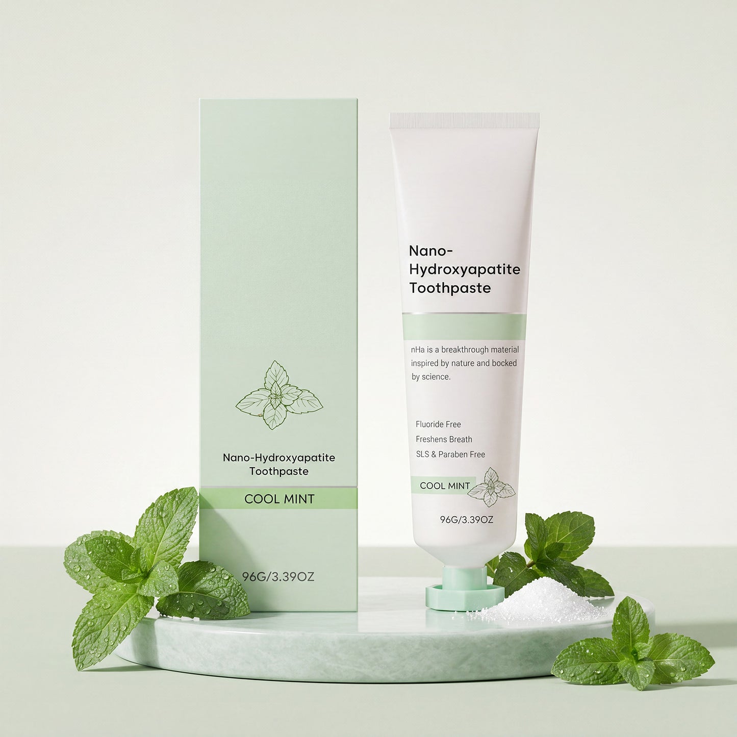 Refreshing Mint Toothpaste 96g - Gentle Oral Care & Fresh Breath