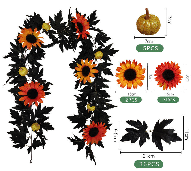 Black Halloween Wall Hanging Decoration for Home Interior Festive Decor