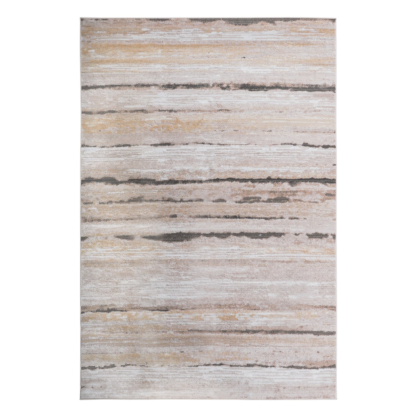 PAYAS 8X10 Brown Striped Area Rug