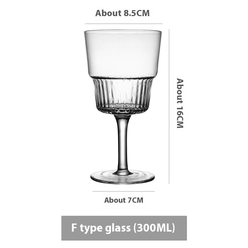 Simple Ins Style Handmade Crystal Glass Goblet - Multiple Variants