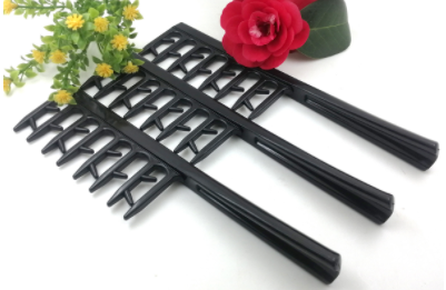 Folding Makeup Brush & Comb Set - Black Beauty Tool for Cosmetics