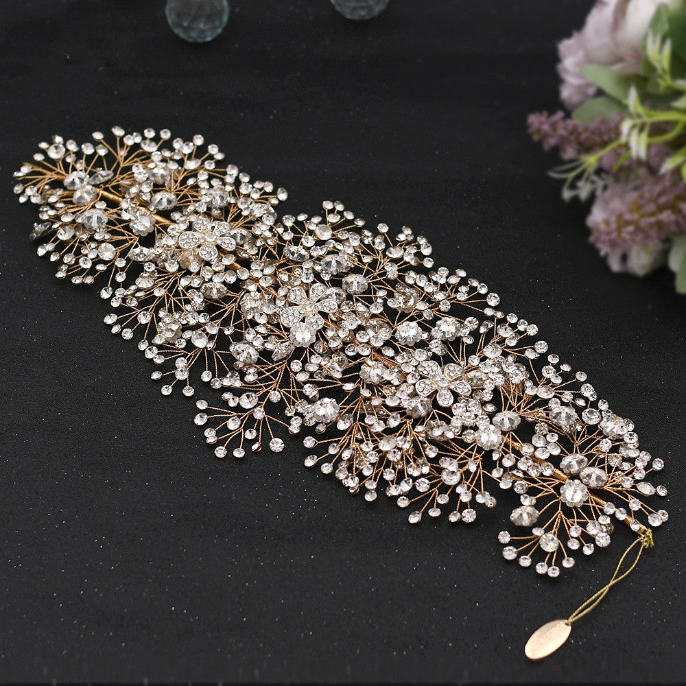 Rhinestone Crystal Headband Crown Hair Accessory