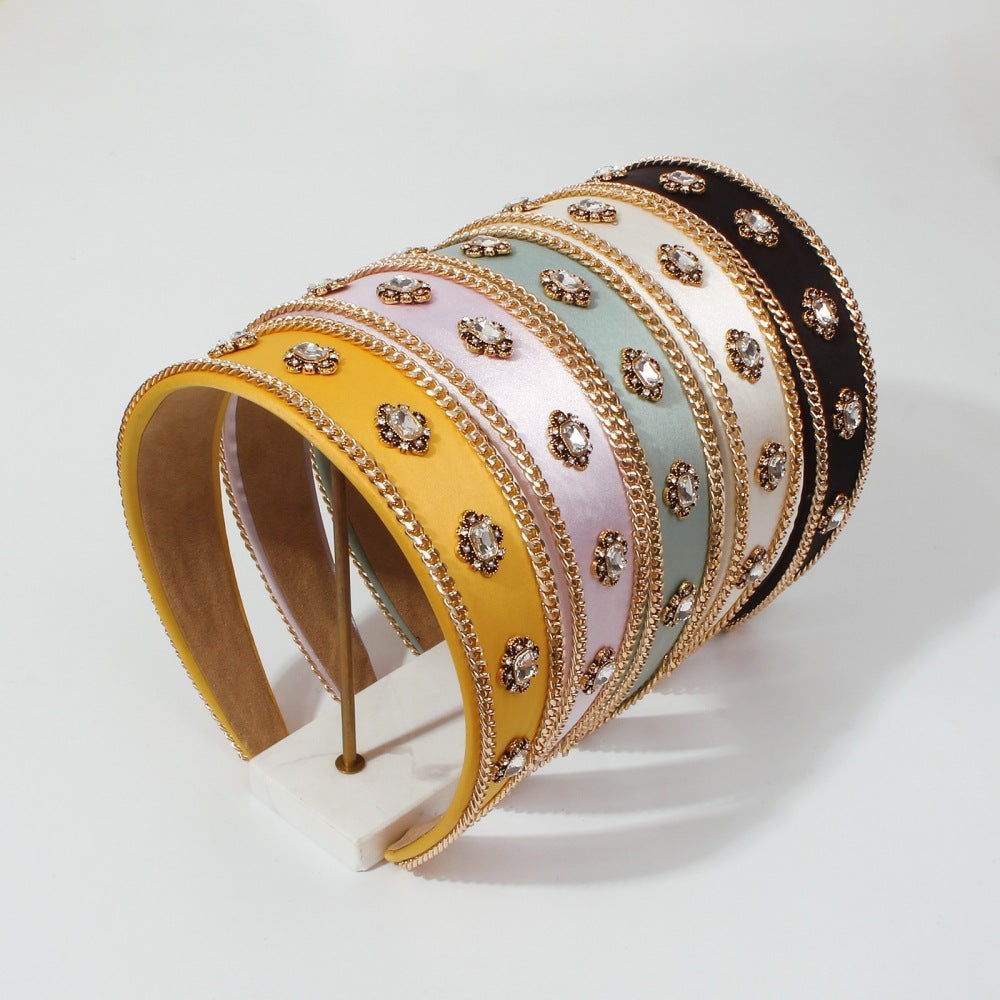 Baroque Chain Headband – Geometric Metal Hair Band
