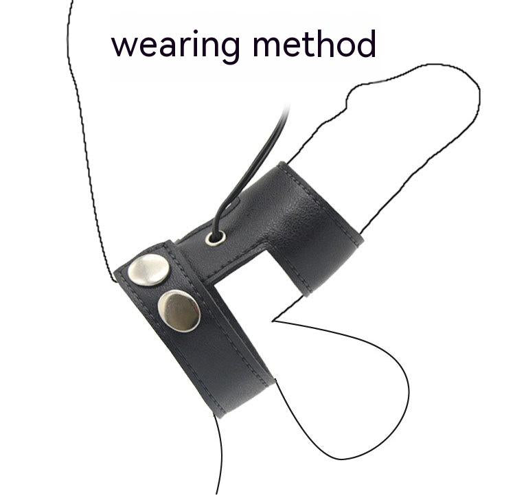 Men's Electric Shock Penis Ring Urethral Plug with Remote Control - Adult Wellness